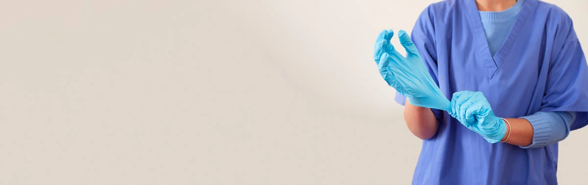 Nurse Wearing Scrubs