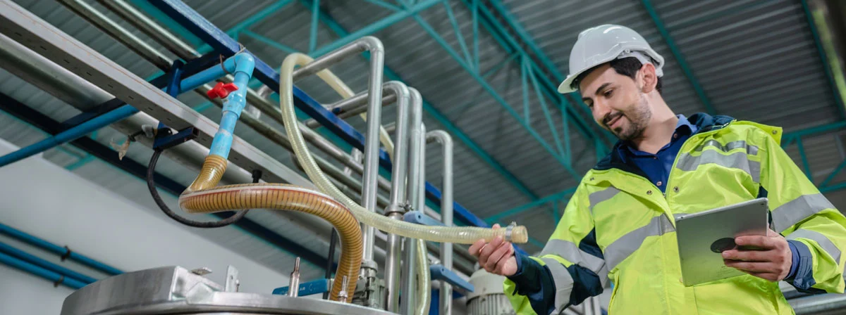 technician inspection engineer working